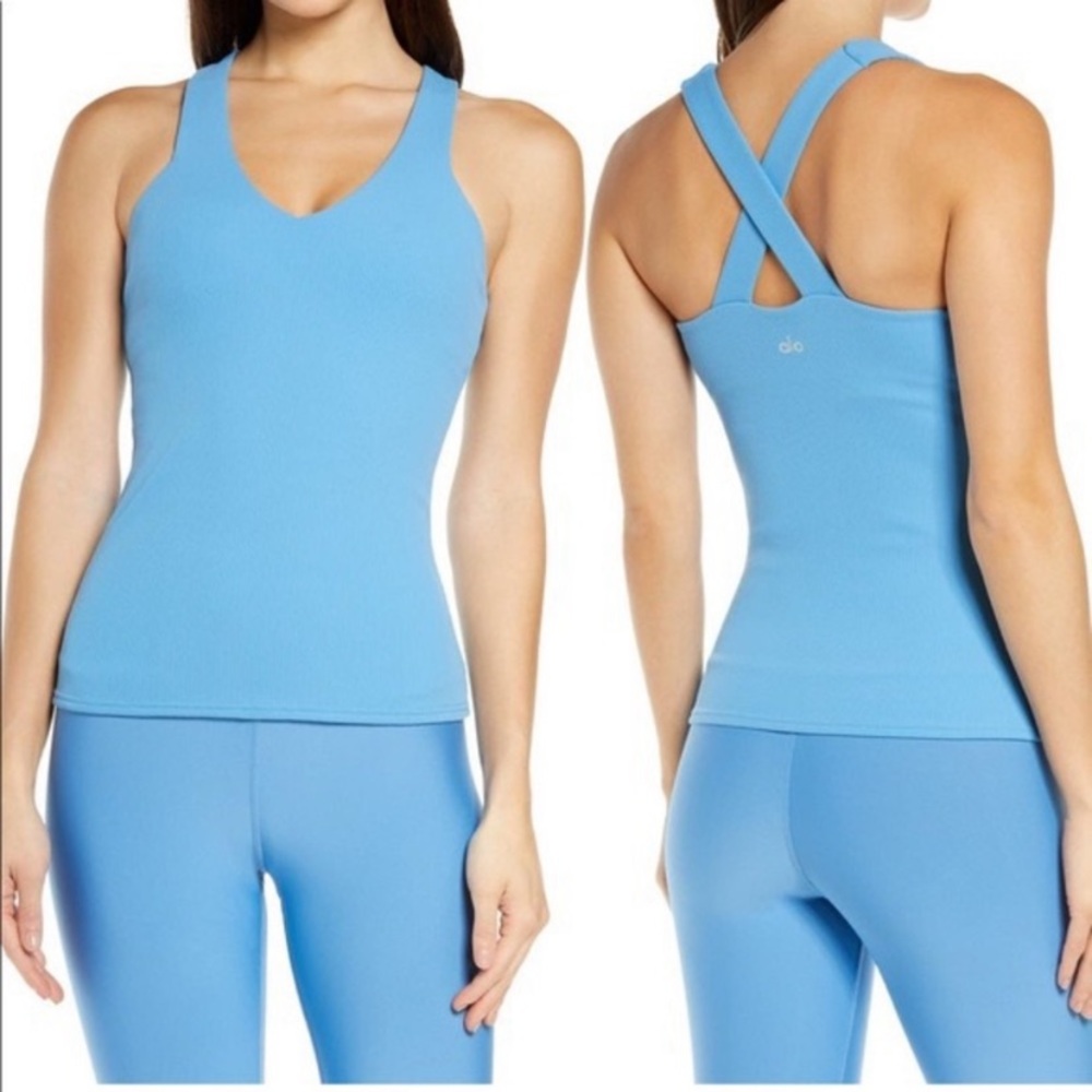 Alo Yoga Elevate Tank Blue